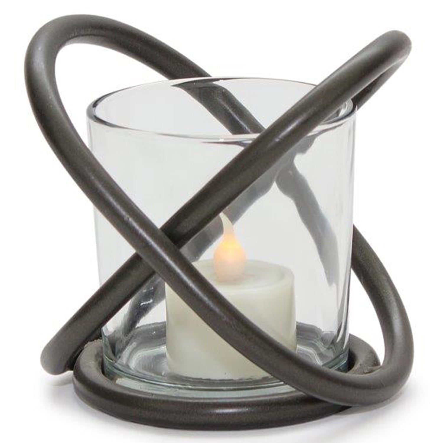 Modern Metal Votive Holder Set of 2