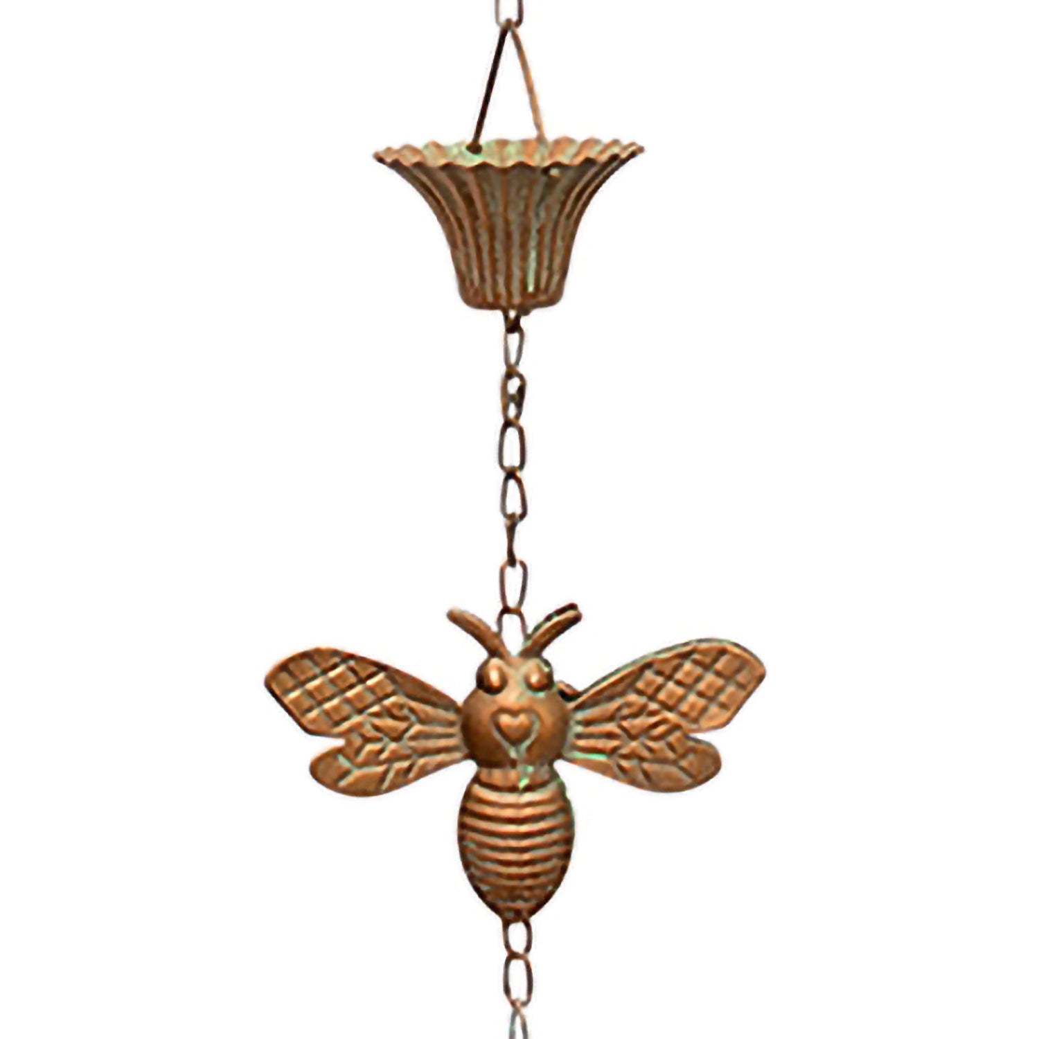 Iron Bumble Bee Rain Chain