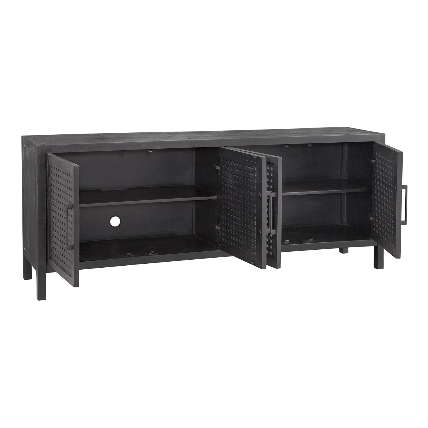 Bassett Mirror Pentak Black Server