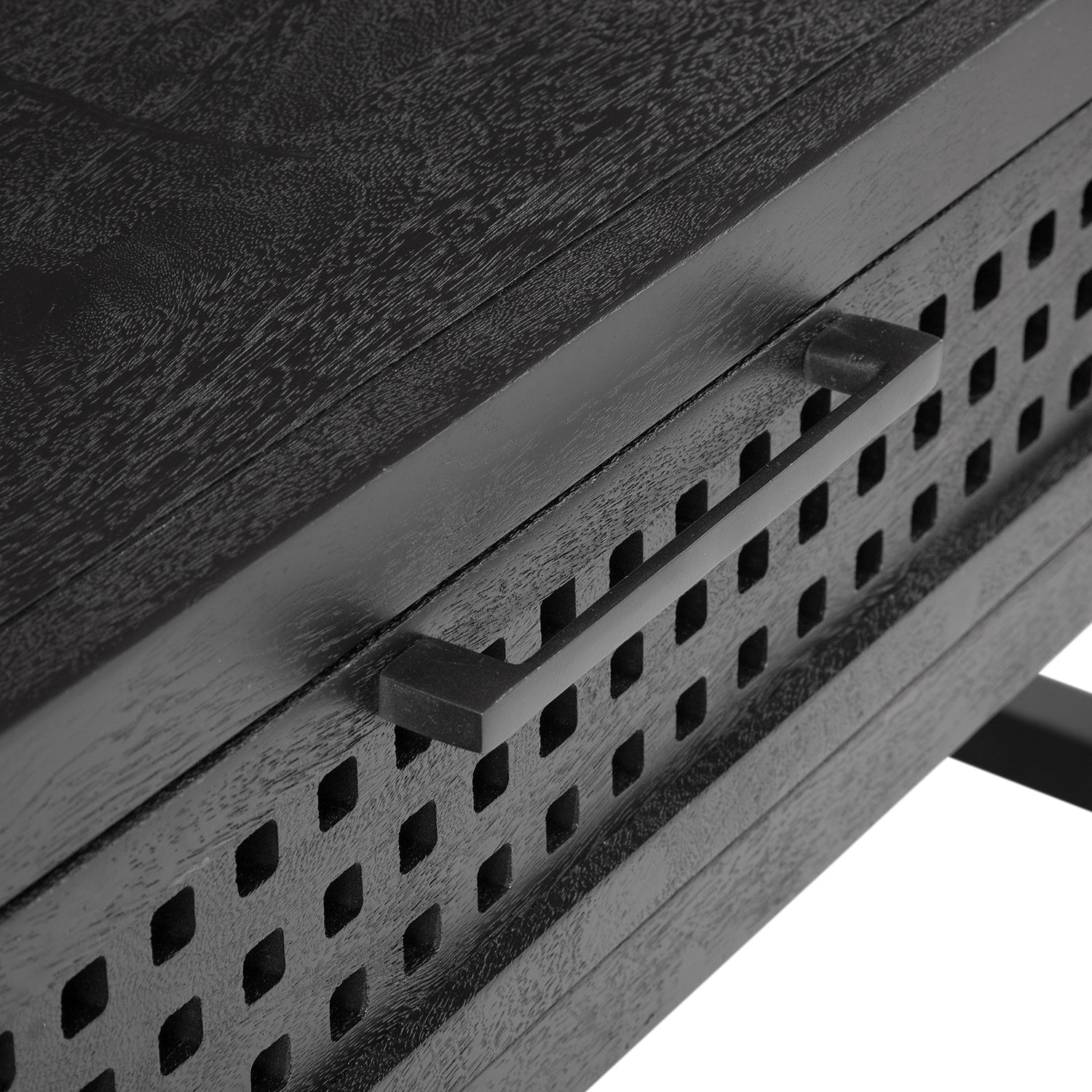 Bassett Mirror Pentak Black Console Table