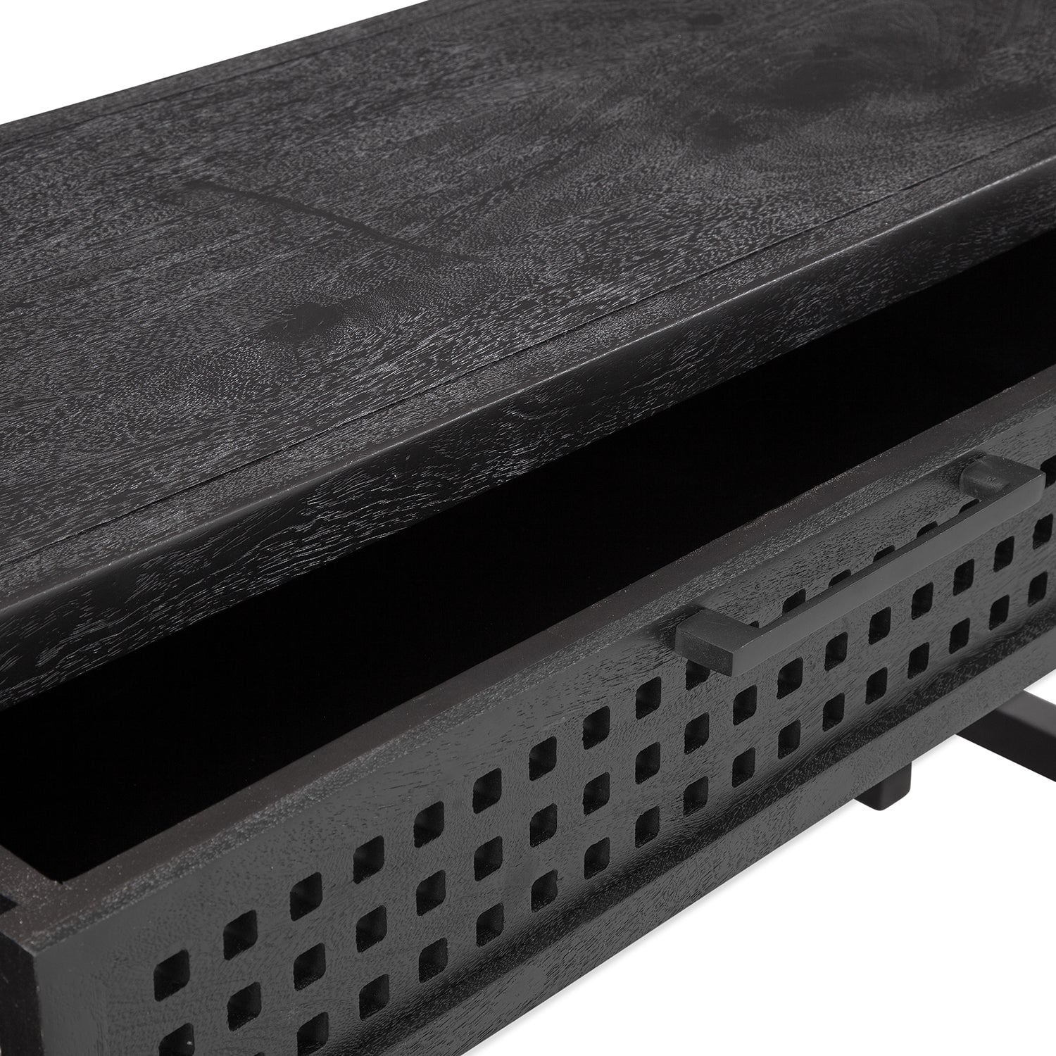 Bassett Mirror Pentak Black Console Table