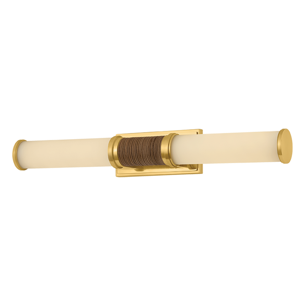 Hudson Valley Lighting Edwards Park Wall Sconce in Aged Brass, primary product view