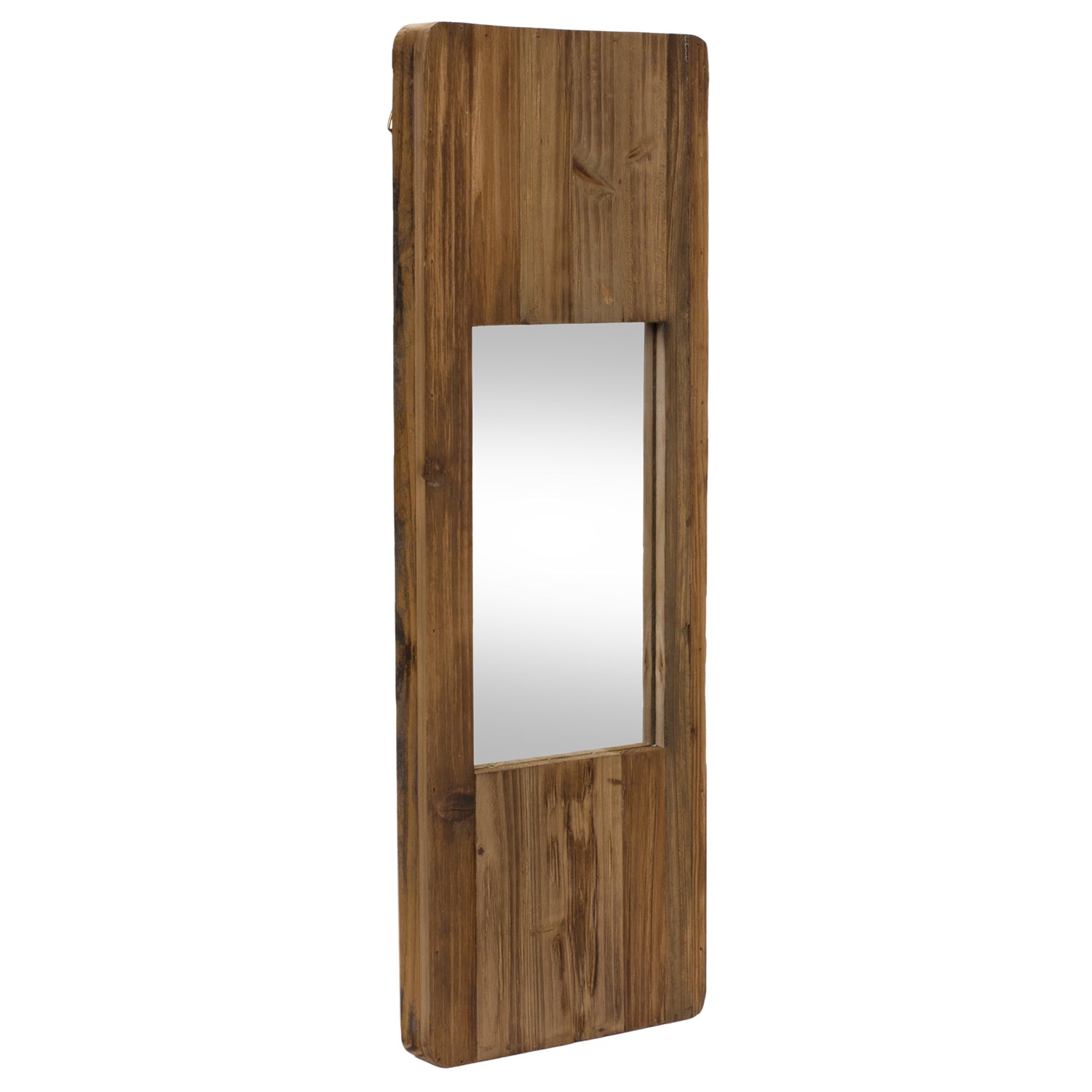 Rustic Wooden Wall Mirror