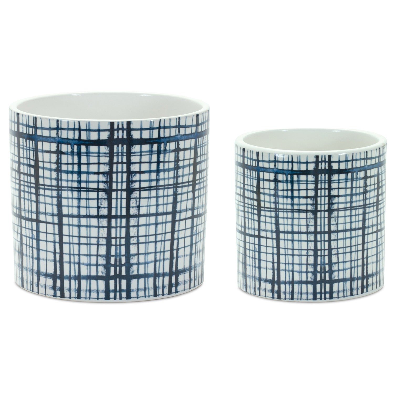 Criss Cross Planter Set of 2