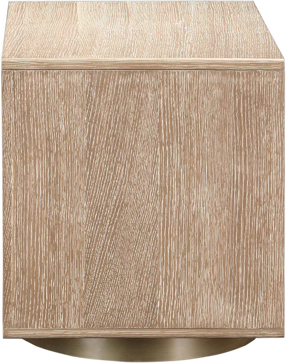 Wade 26in Natural Oak Veneer Nightstand Side Table Set of 2