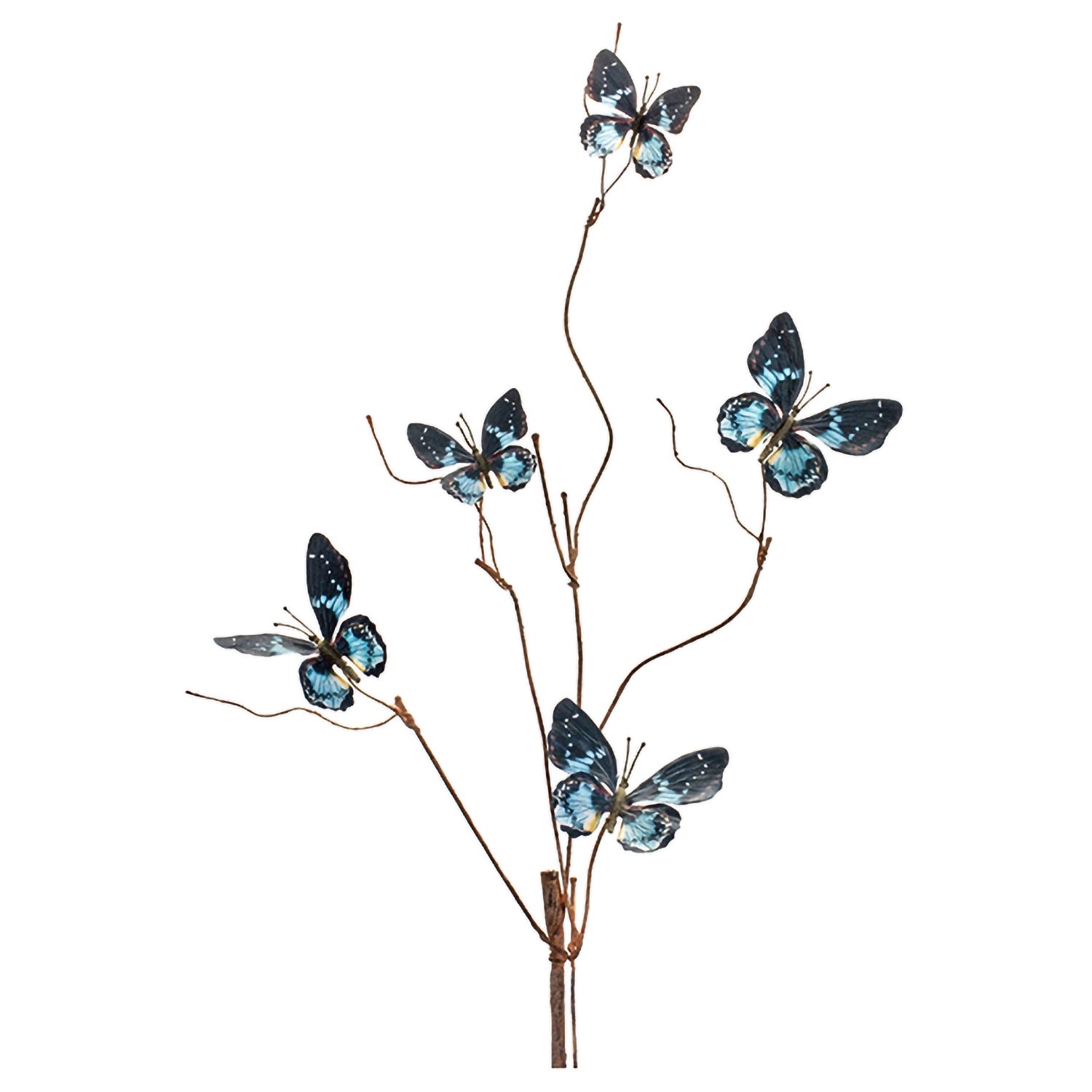 Wire Butterfly Spray Set of 6
