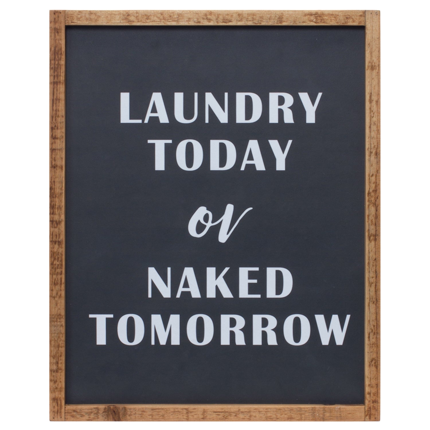 Wood Laundry Sentiment Sign
