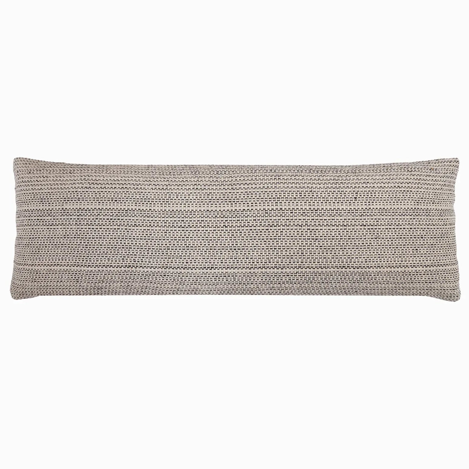 Pom Pom at Home Julian 14in x 40in Pillow textured handwoven recycled cotton lumbar pillow
