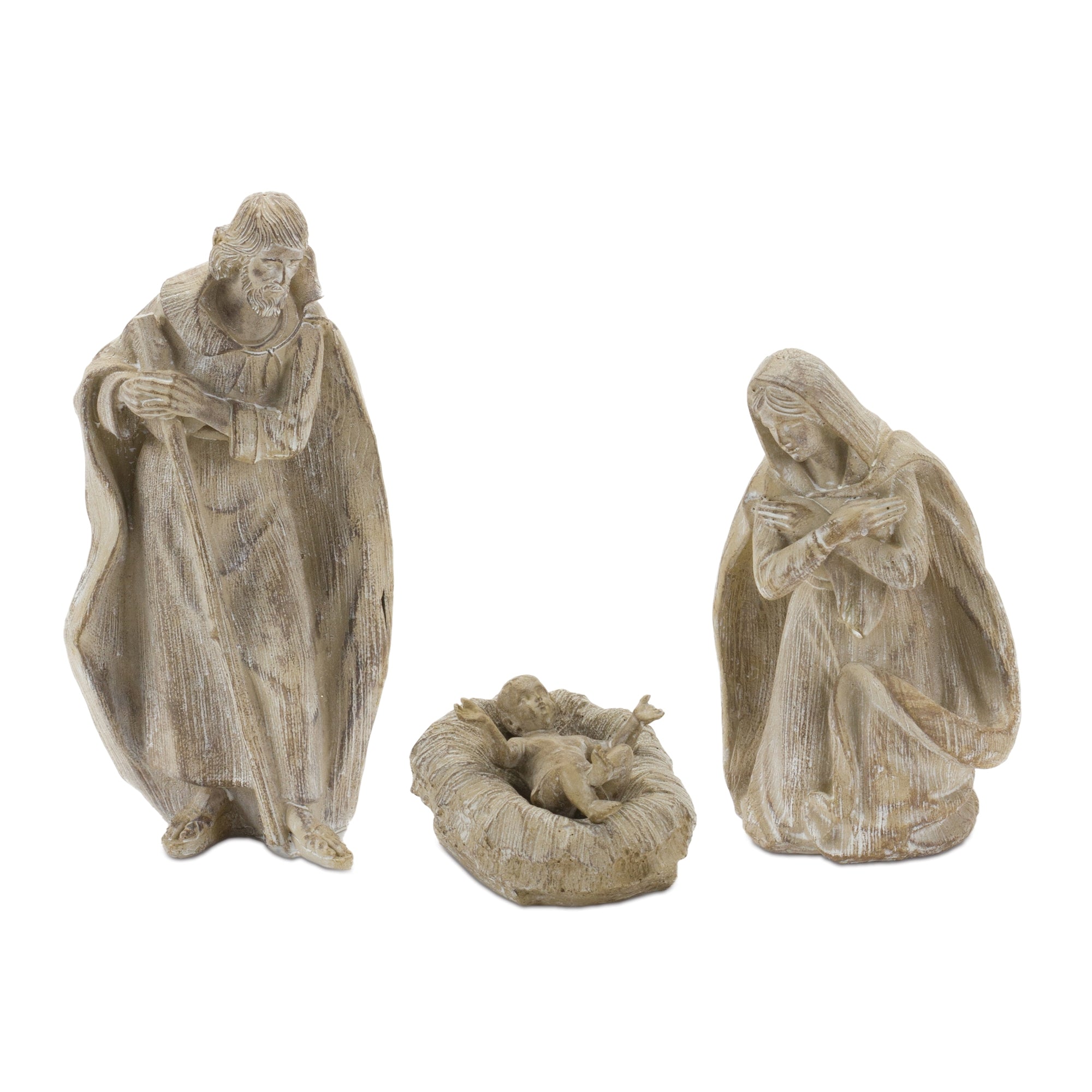 Holy Family Nativity Sculpture Set of 3