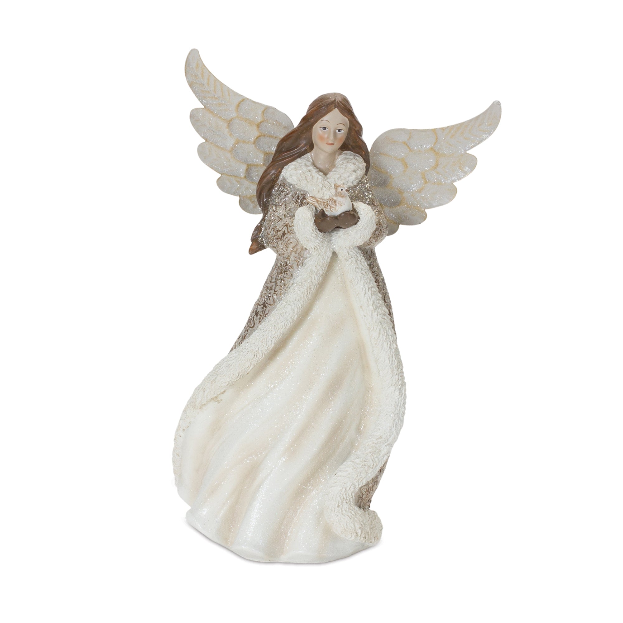 Winter Angel Figurine Set of 2