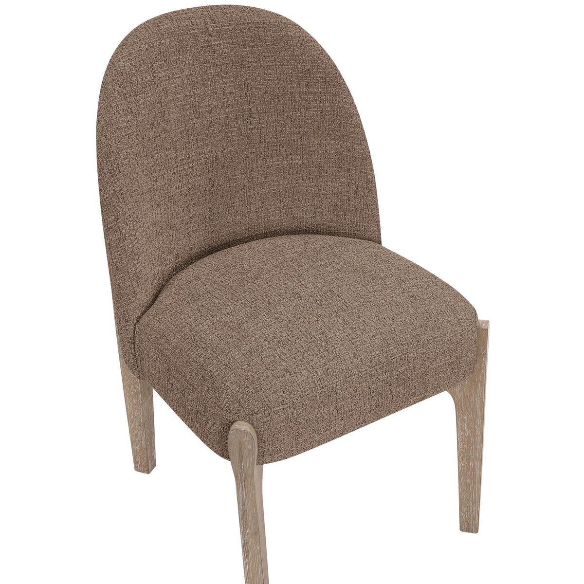 Torino Brown Fabric Upholstered Dining Chair Set of 2