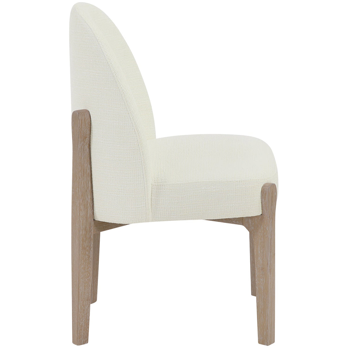 Torino Cream Fabric Upholstered Dining Chair Set of 2