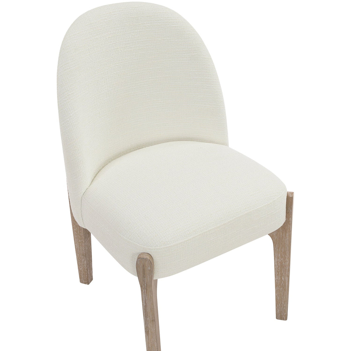 Torino Cream Fabric Upholstered Dining Chair Set of 2