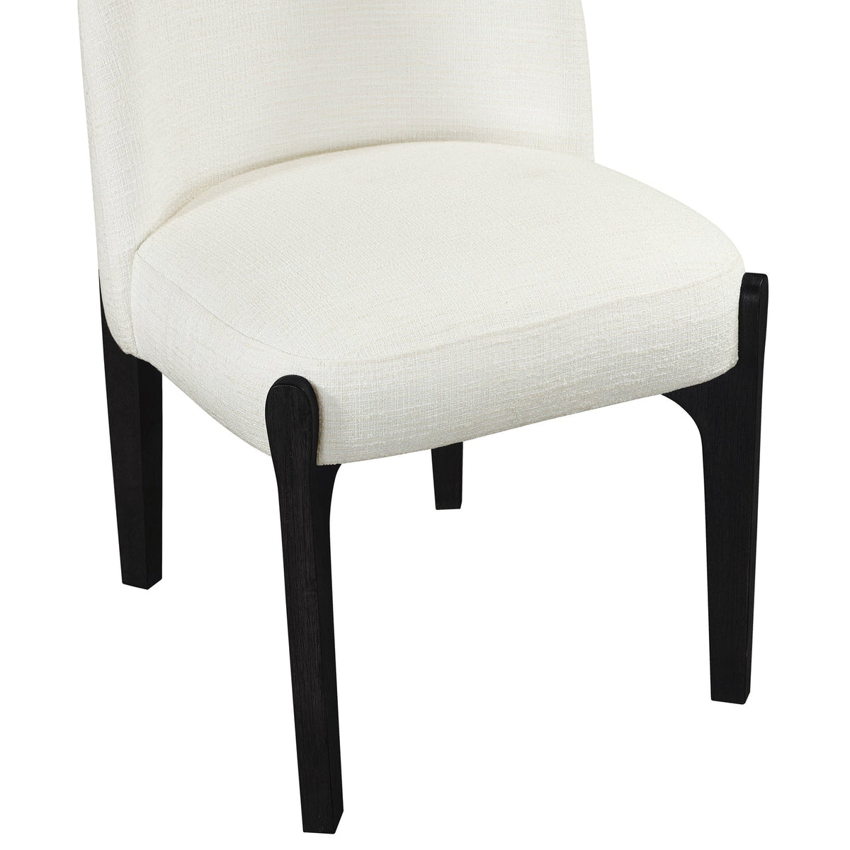 Torino Cream Fabric Upholstered Dining Chair Set of 2