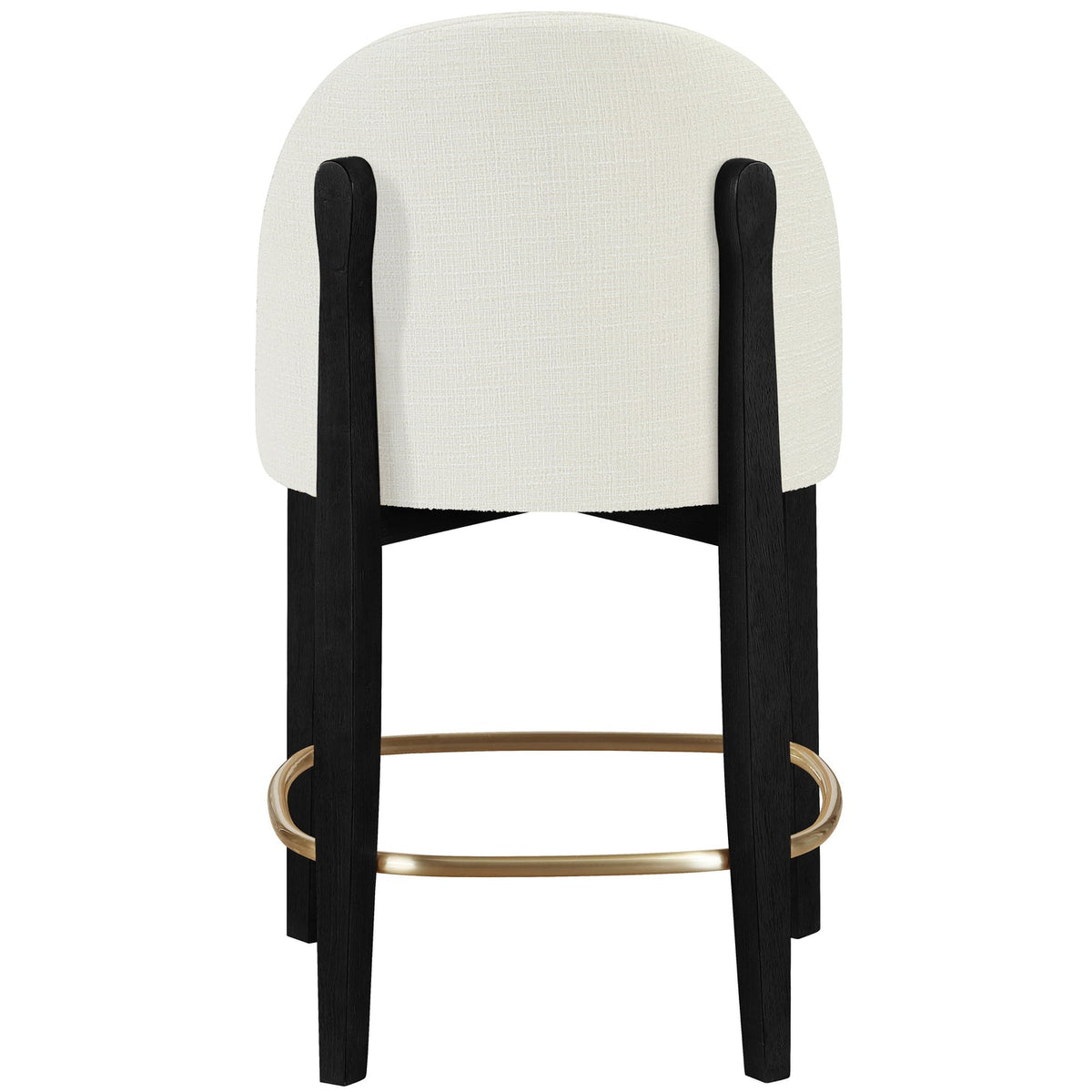 Torino Cream Fabric Upholstered Counter Stool Set of 2