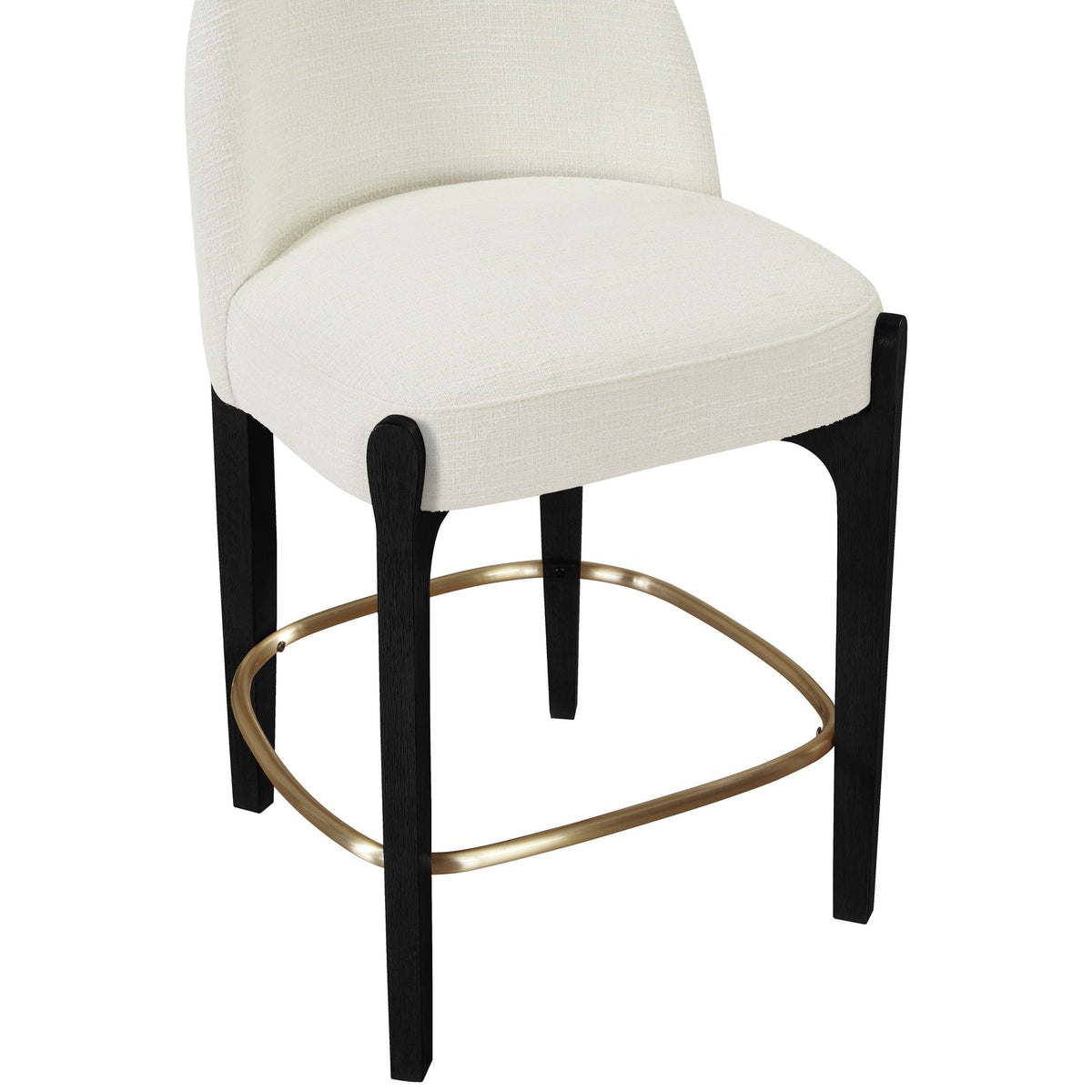 Torino Cream Fabric Upholstered Counter Stool Set of 2