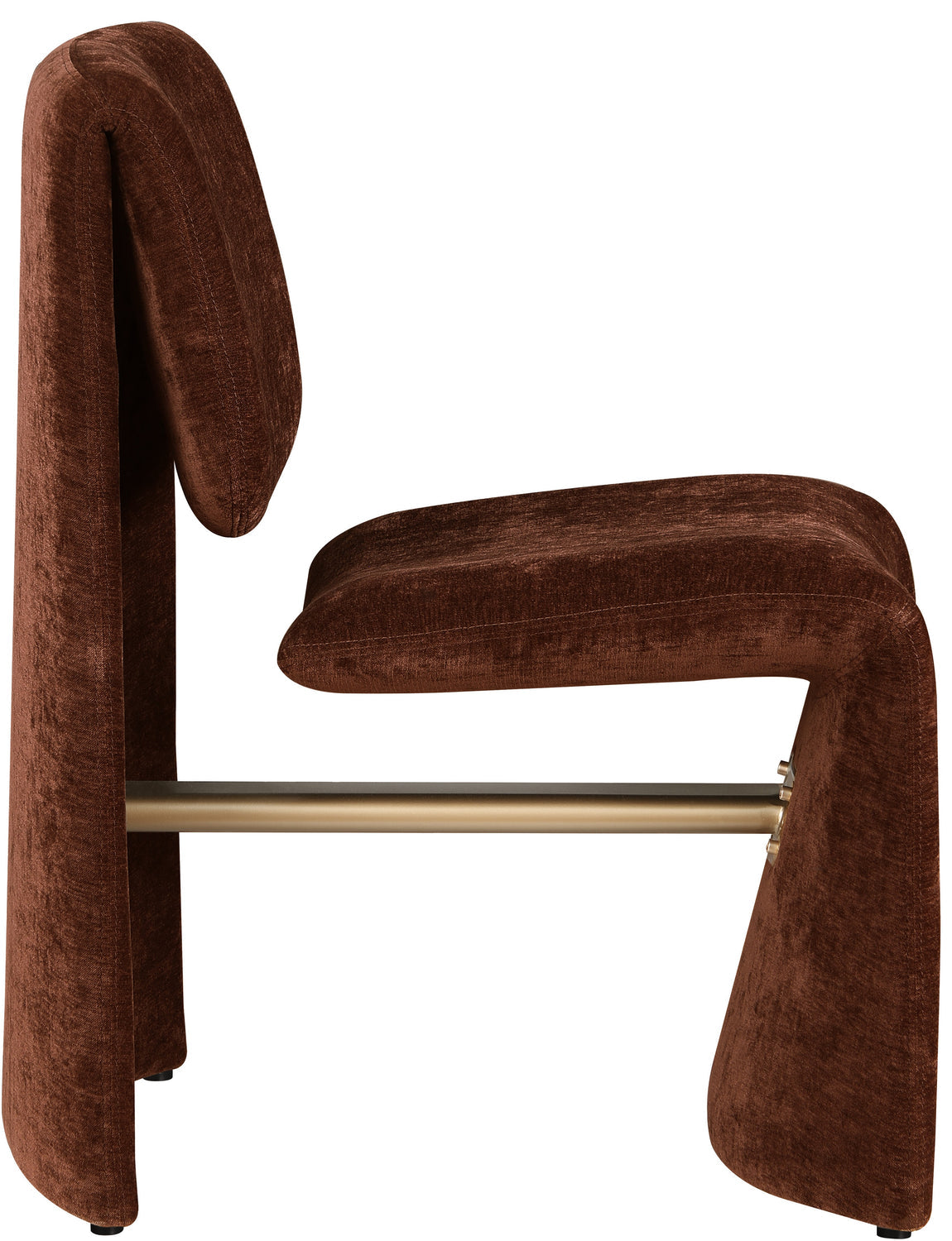Slique Burgundy Performance Fabric Upholstered Dining Chair Set of 2