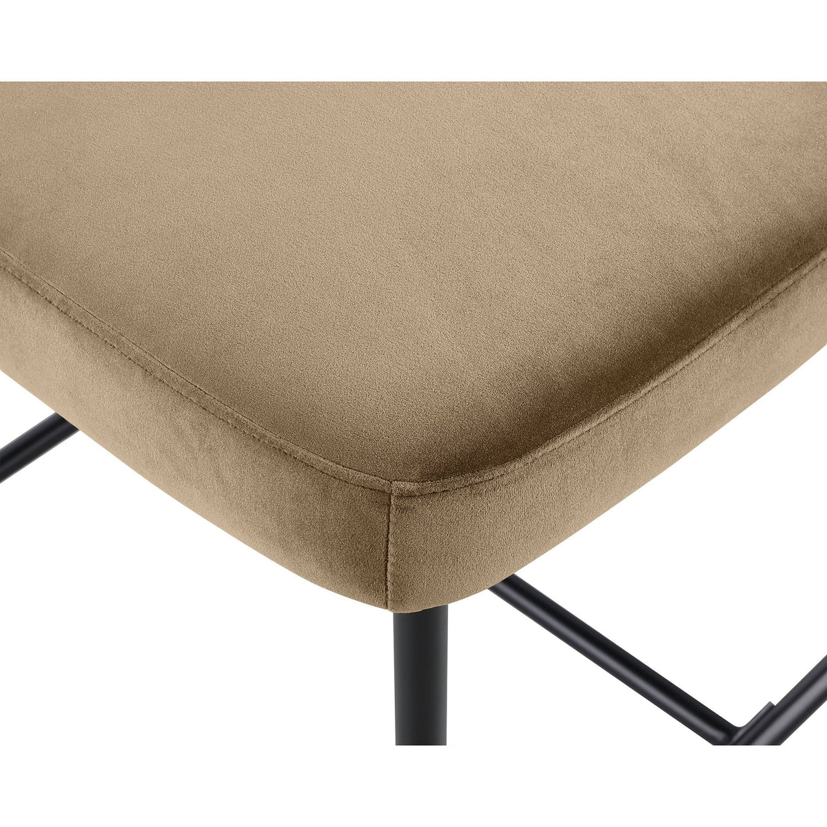 Zarelle Beige Performance Fabric Upholstered Counter Stool Set of 2