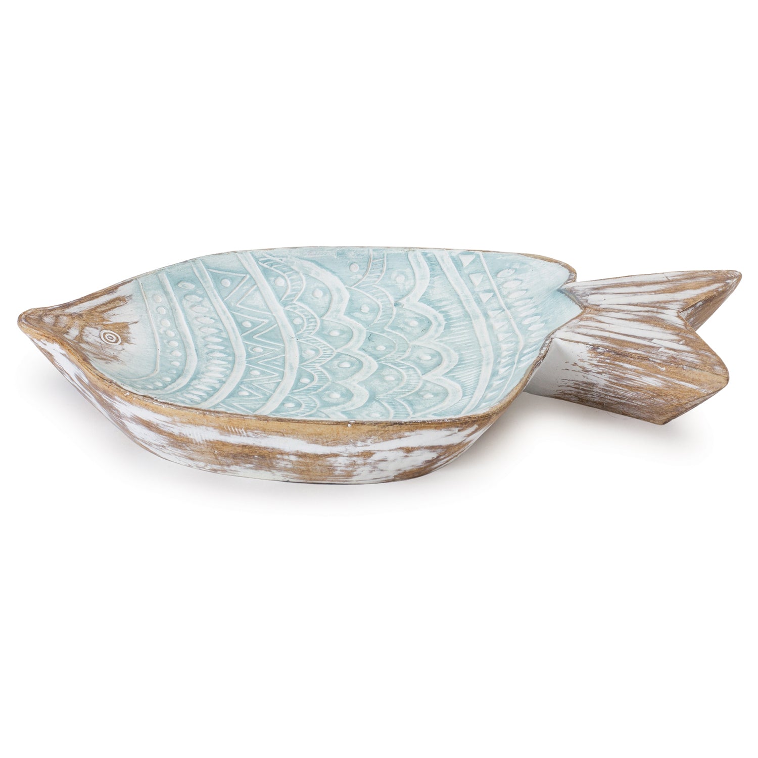 Geometric Etched Fish Bowl