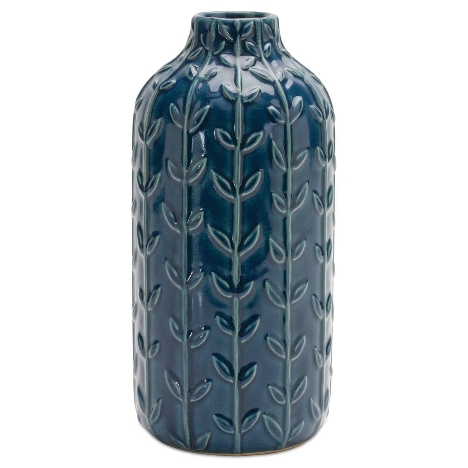 Ceramic Leaf Vase Set of 2