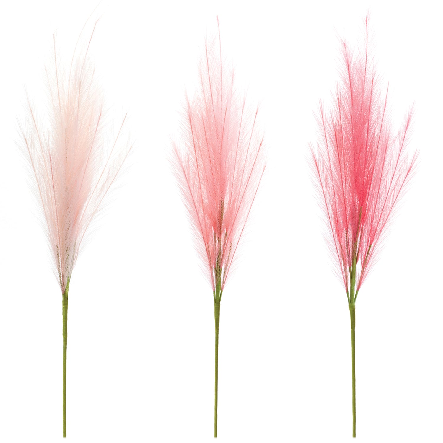 Assorted Pink Plume Spray Set of 3