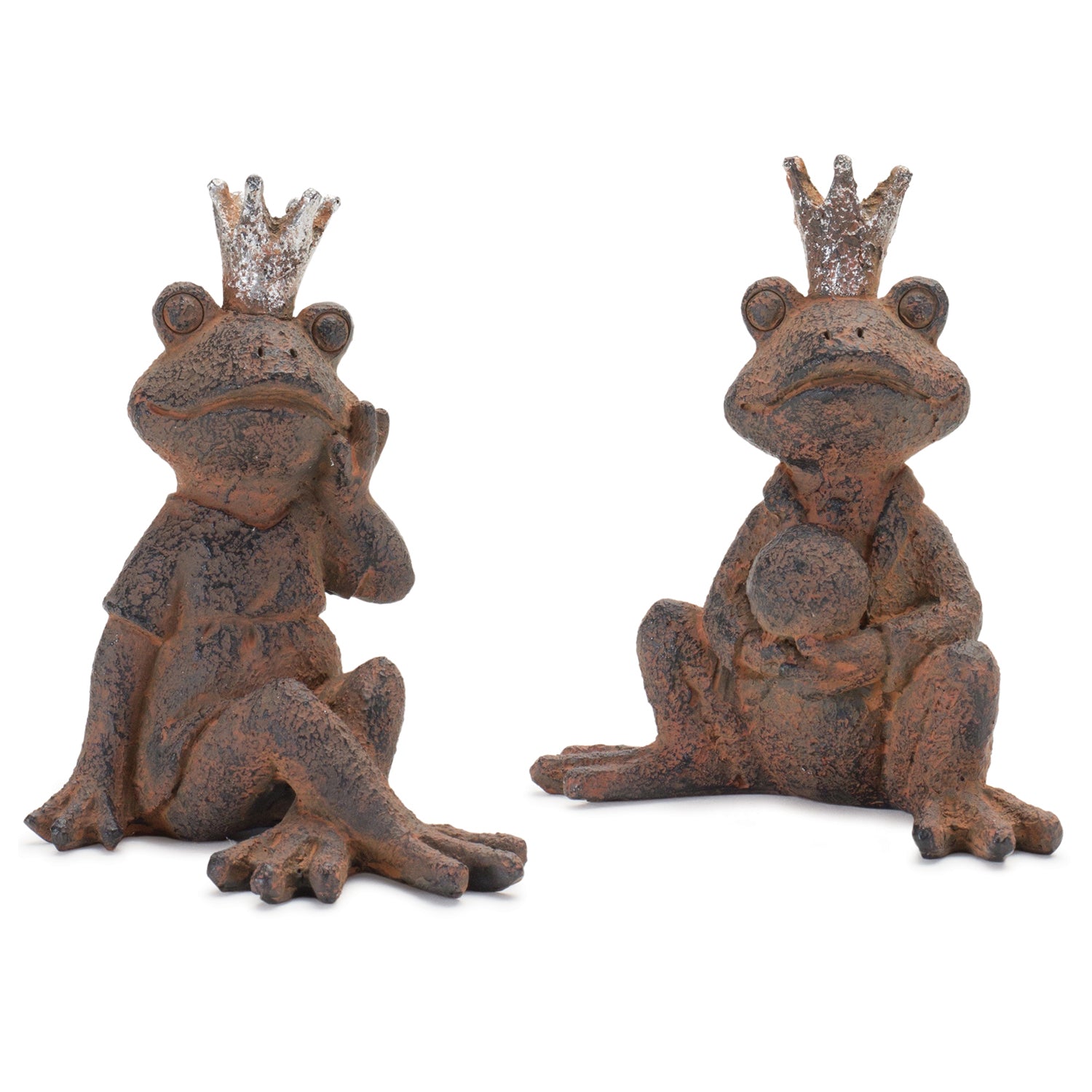 Royal Sitting Frog Figurine Set of 6