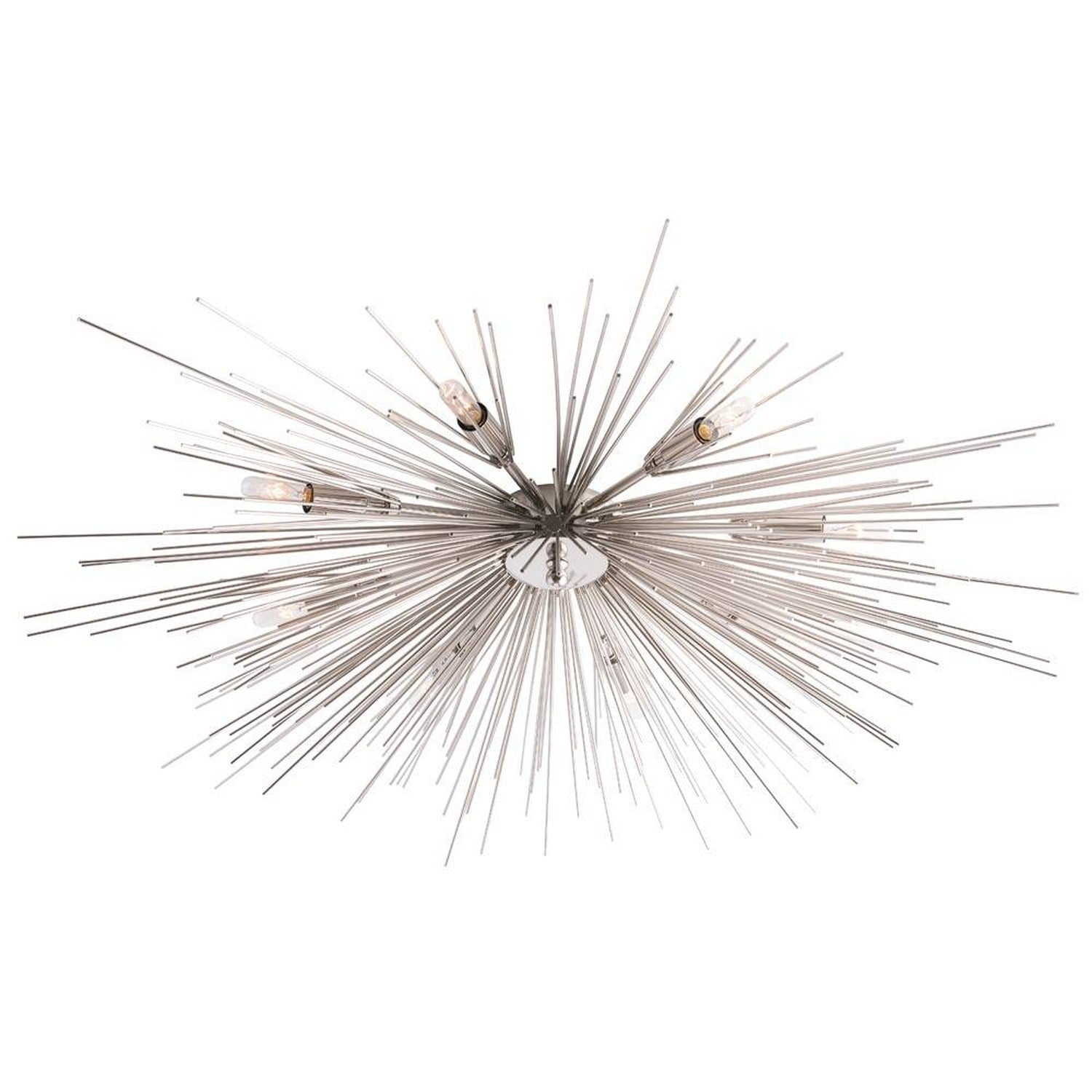Arteriors Roxanne Polished Nickel Flush Mount