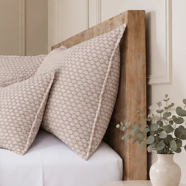 Pom Pom at Home Avalon Big Pillow in White, primary product view