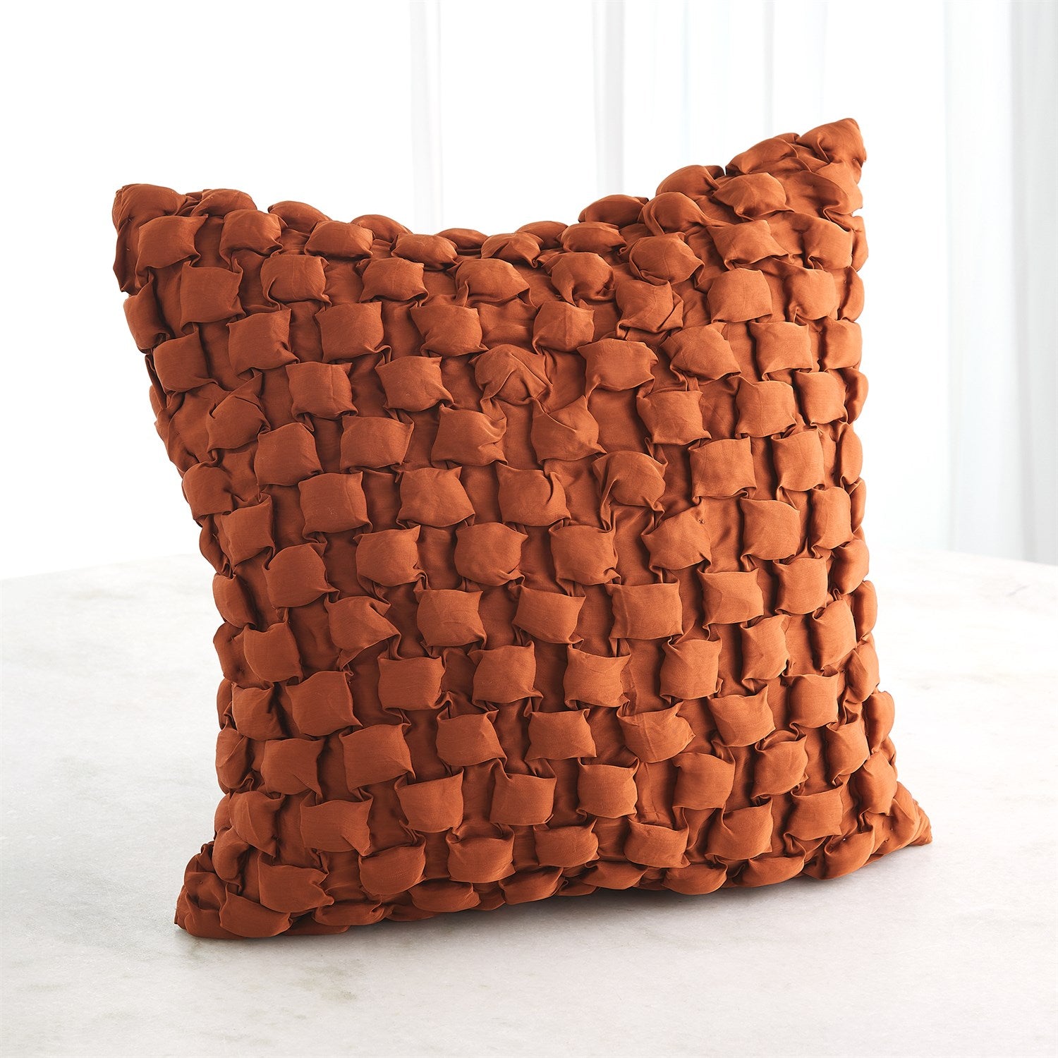 Global Views Square Ruche Pillow