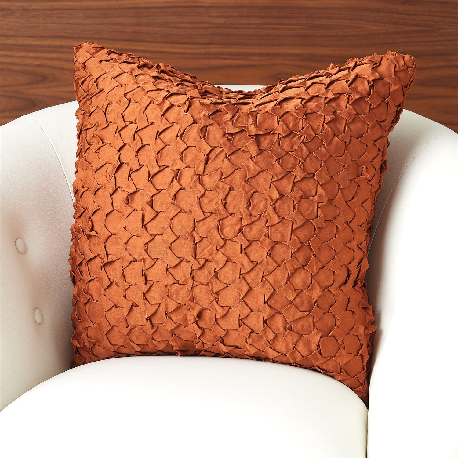 Global Views Diamond Ruche Pillow