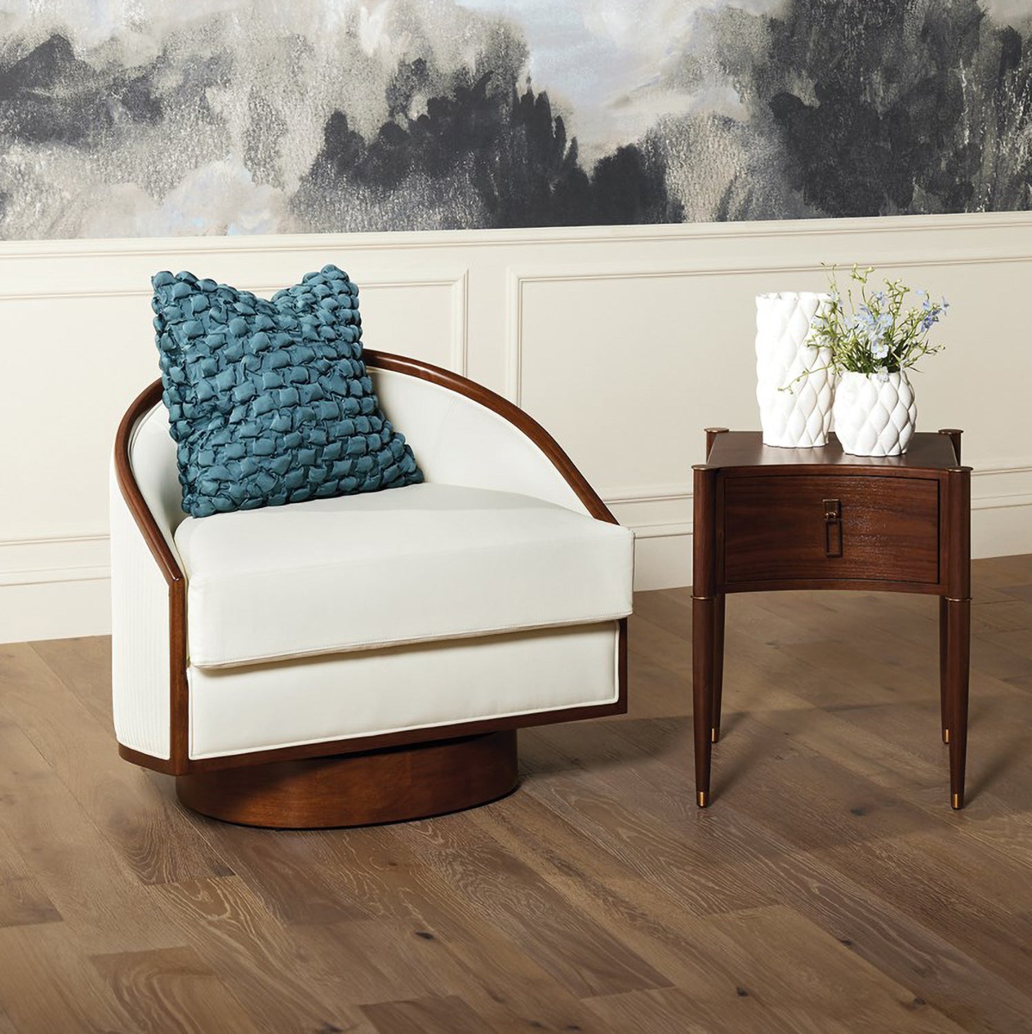 Global Views Square Ruche Pillow