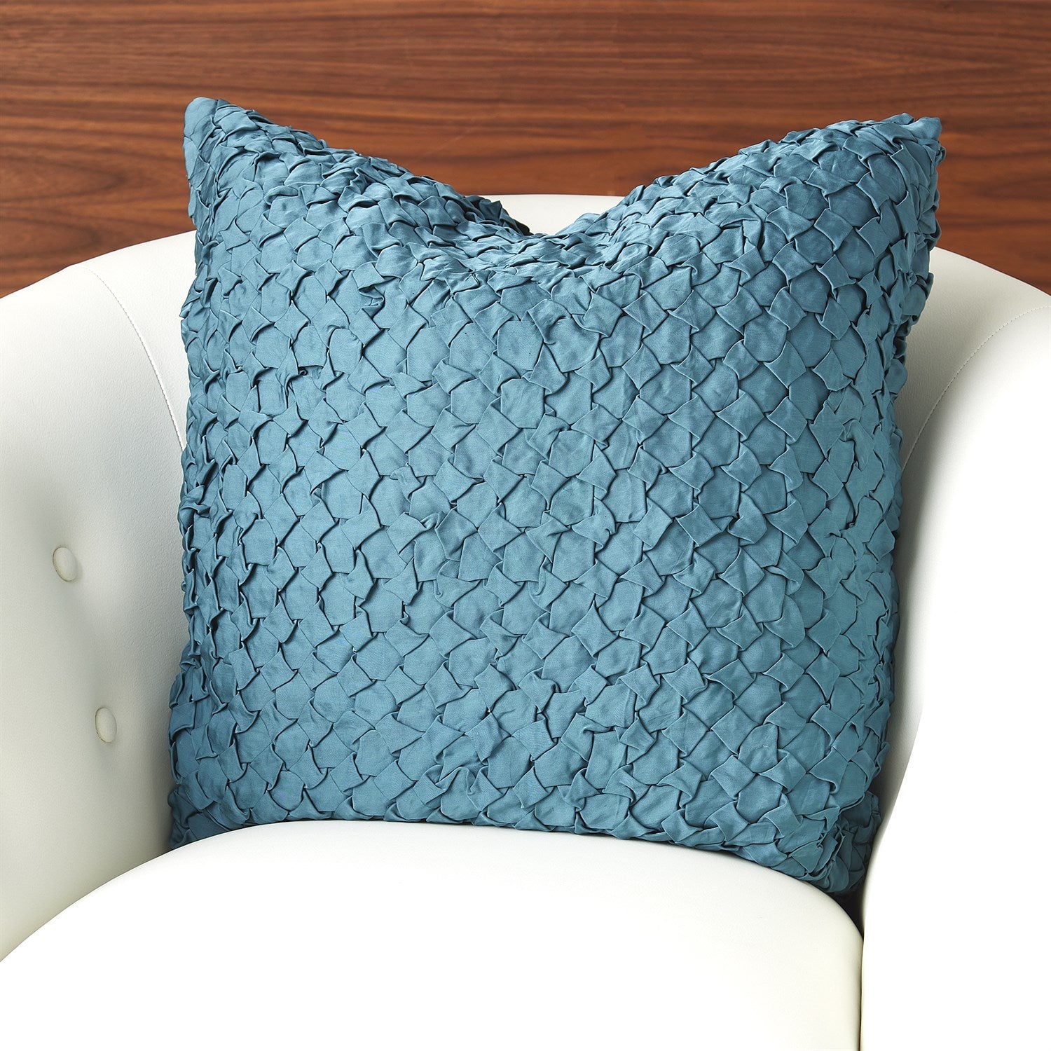 Global Views Diamond Ruche Pillow