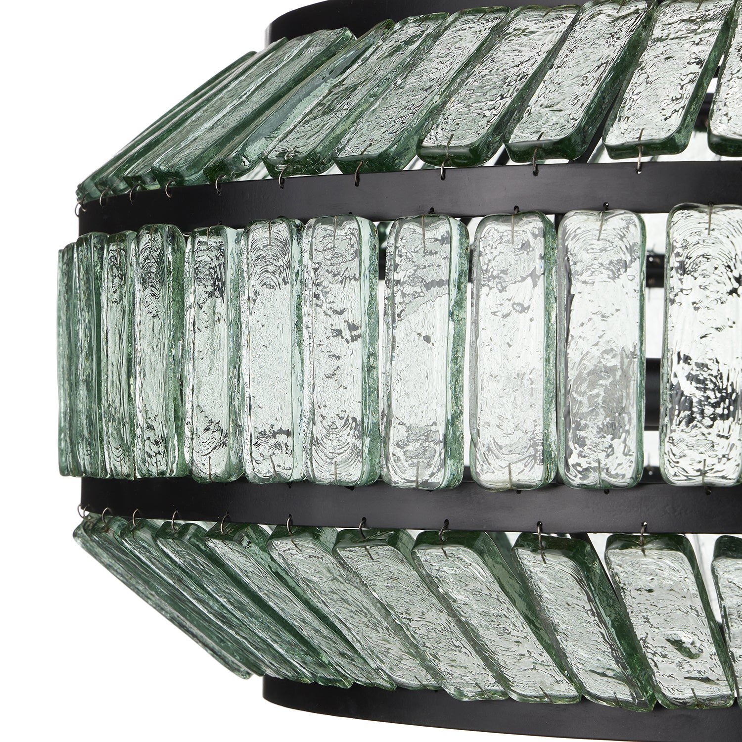 Currey & Co Centurion Recycled Glass Chandelier