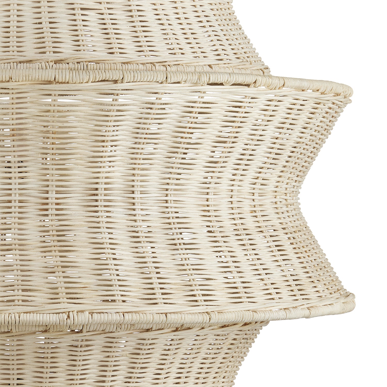 Currey & Co Phebe Rattan Chandelier