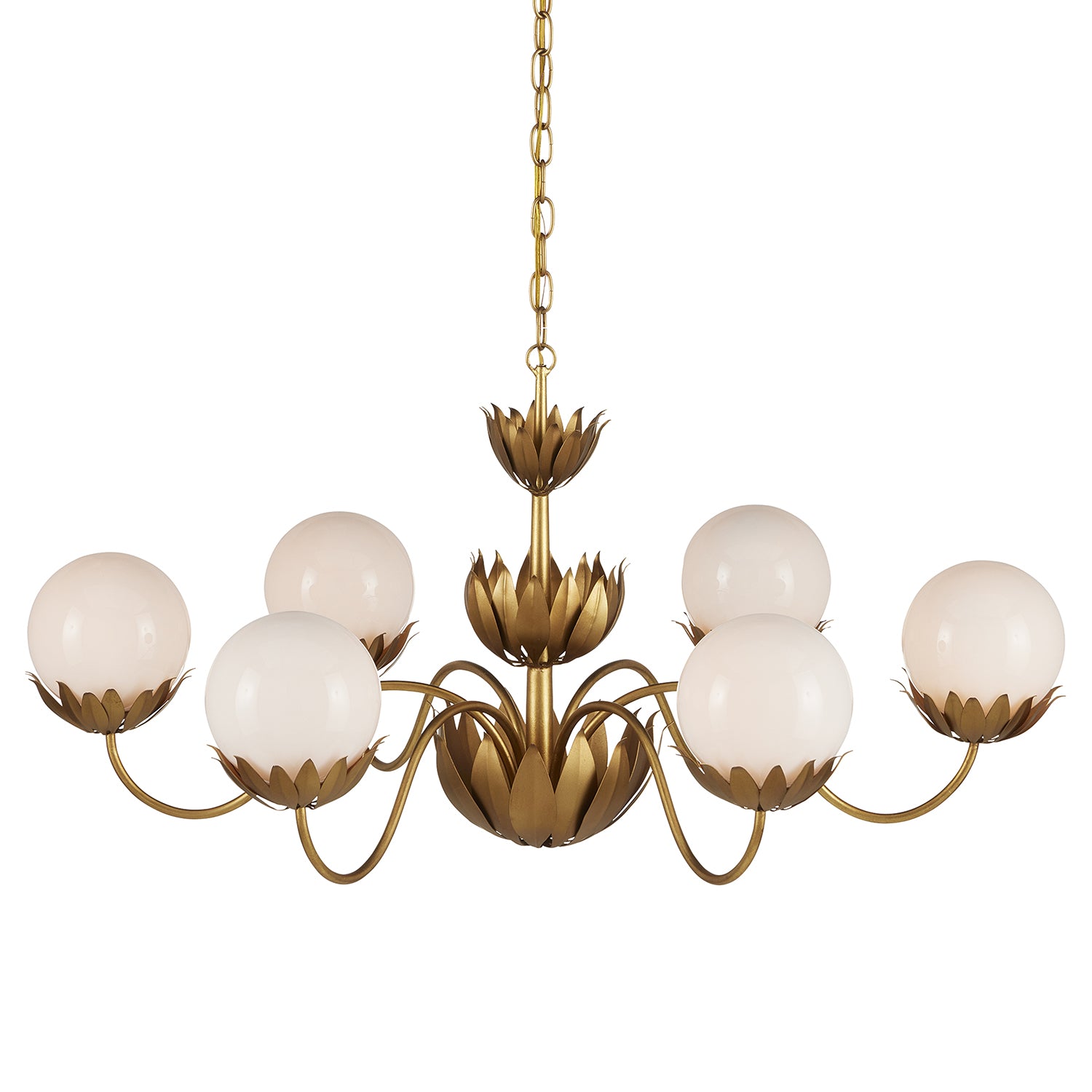 Currey & Co Mirasole Gold Chandelier