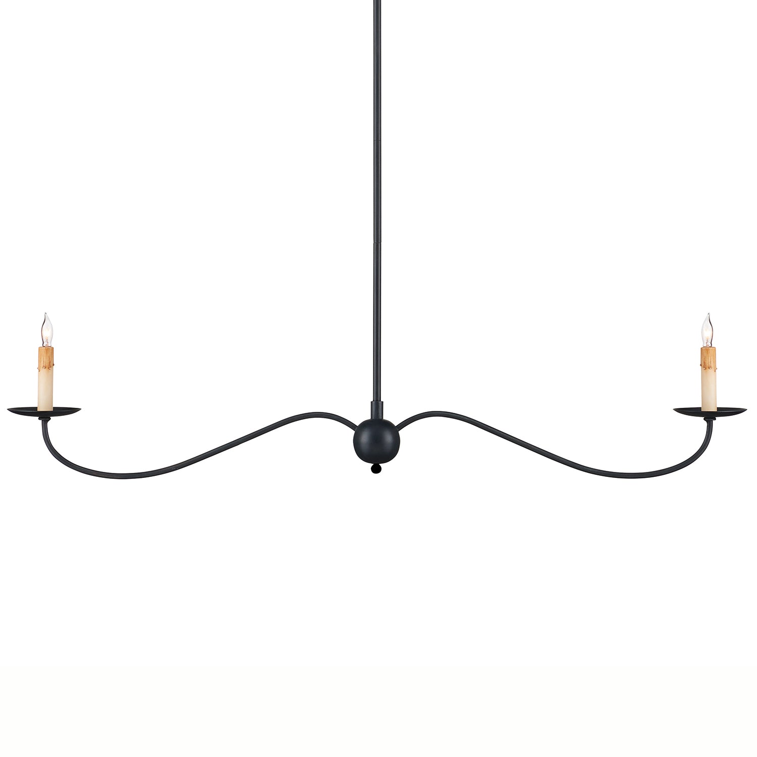 Currey & Co Saxon Linear Chandelier