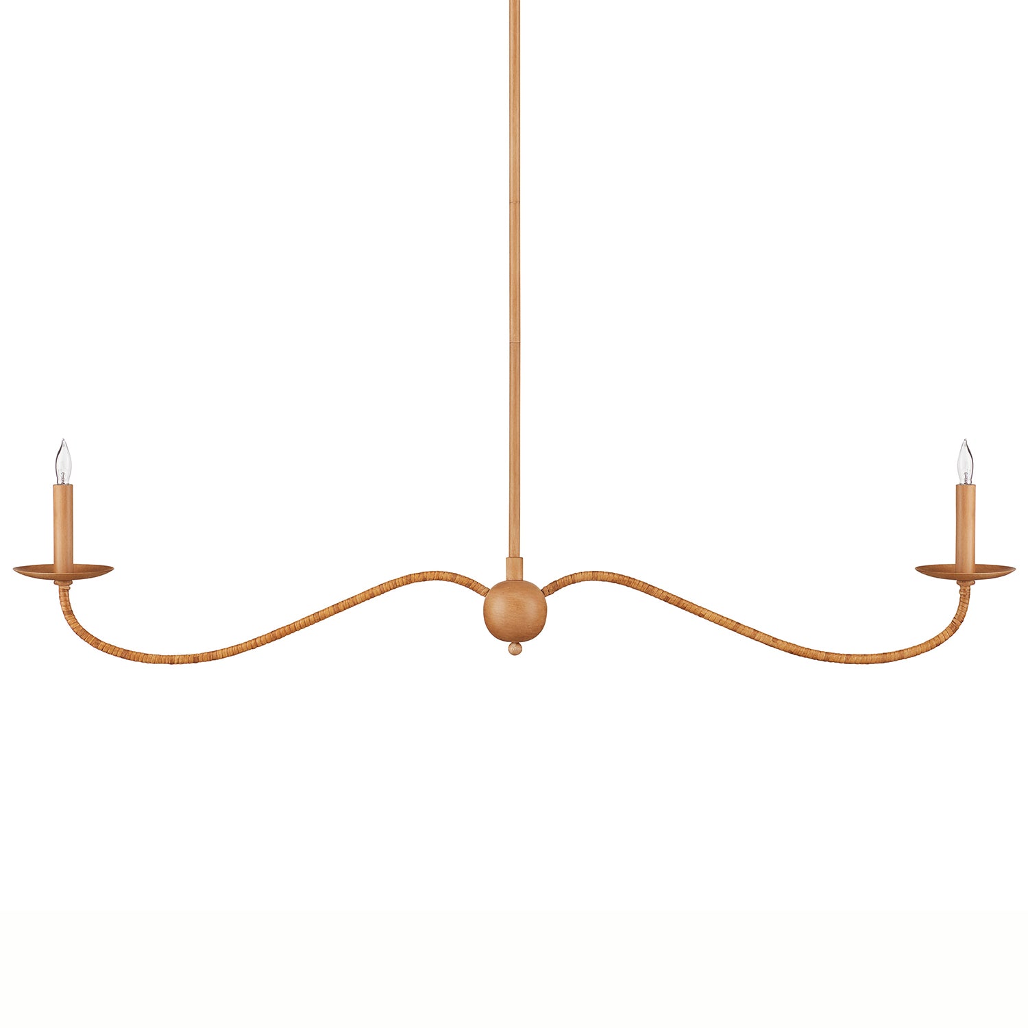 Currey & Co Saxon Linear Chandelier