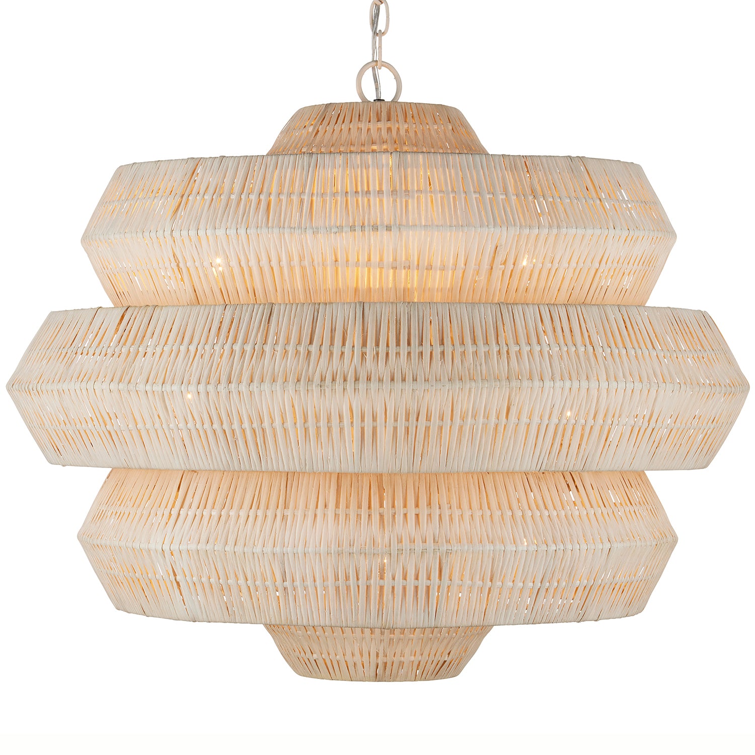 Currey & Co Antibes White Chandelier