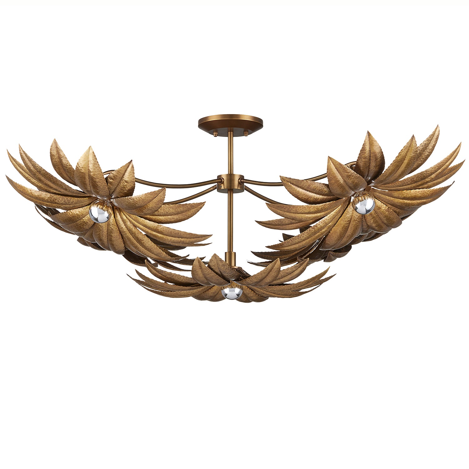 Currey & Co Alithea Semi-Flush Mount