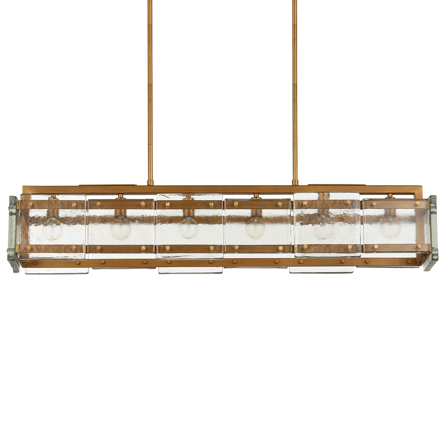 Currey & Co Countervail Rectangular Chandelier