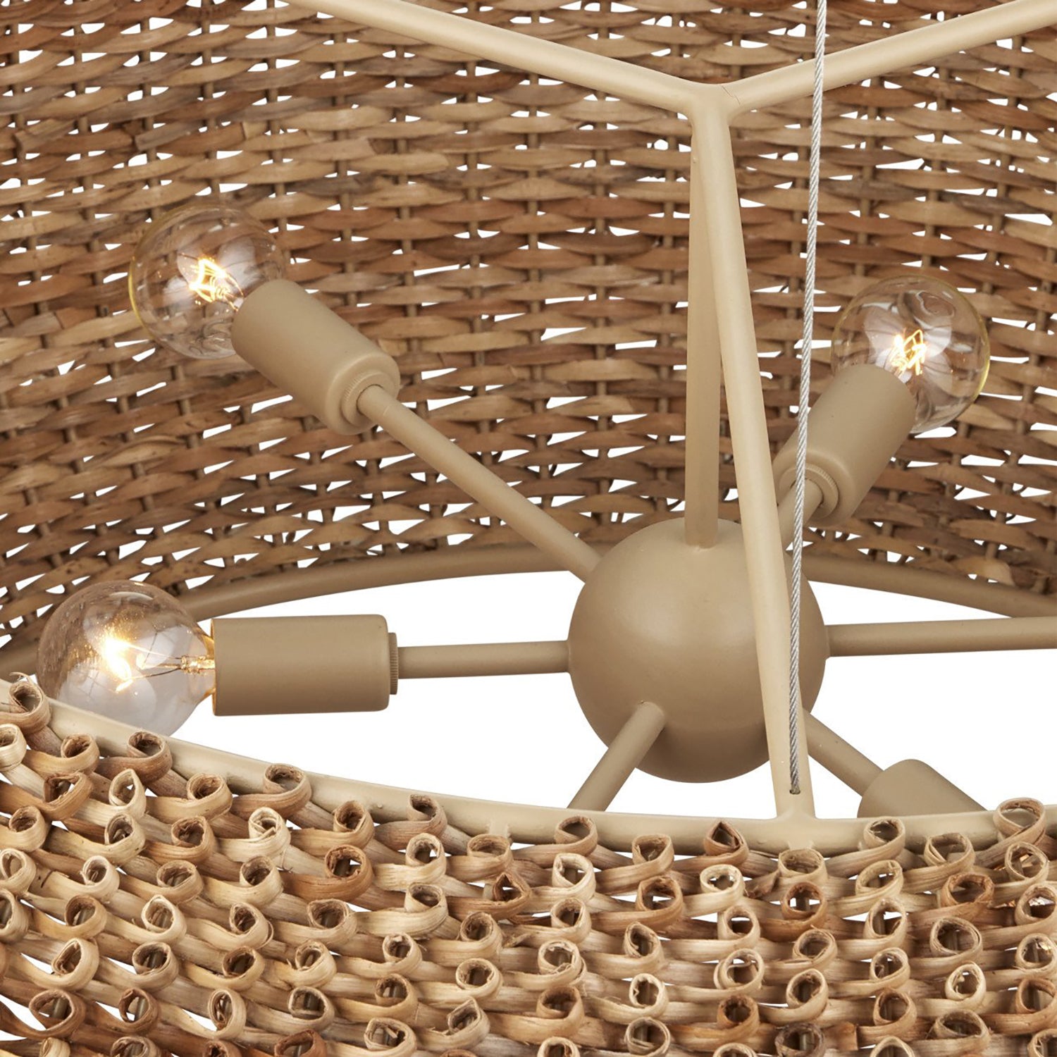 Currey & Co Boucle Chandelier