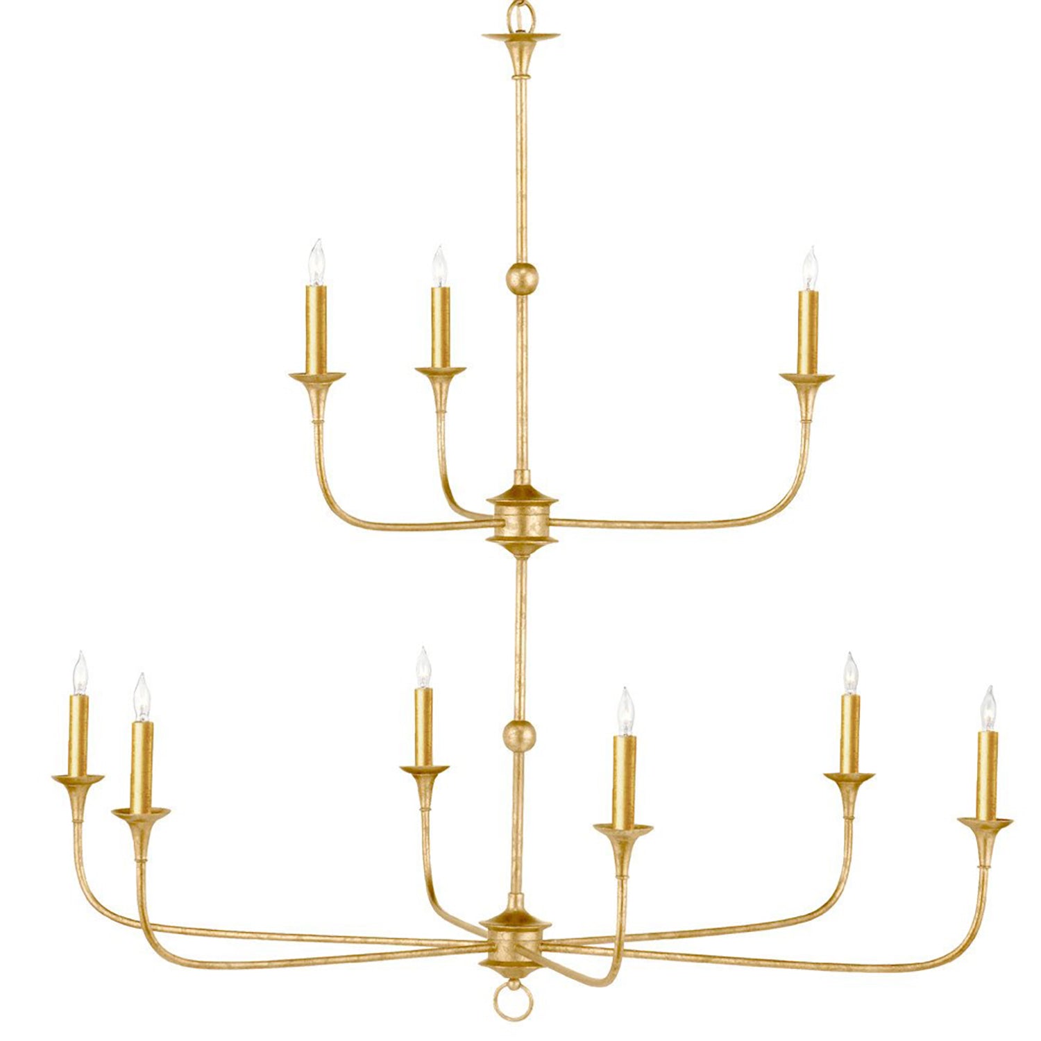 Currey & Co Nottaway Two-Tier Chandelier