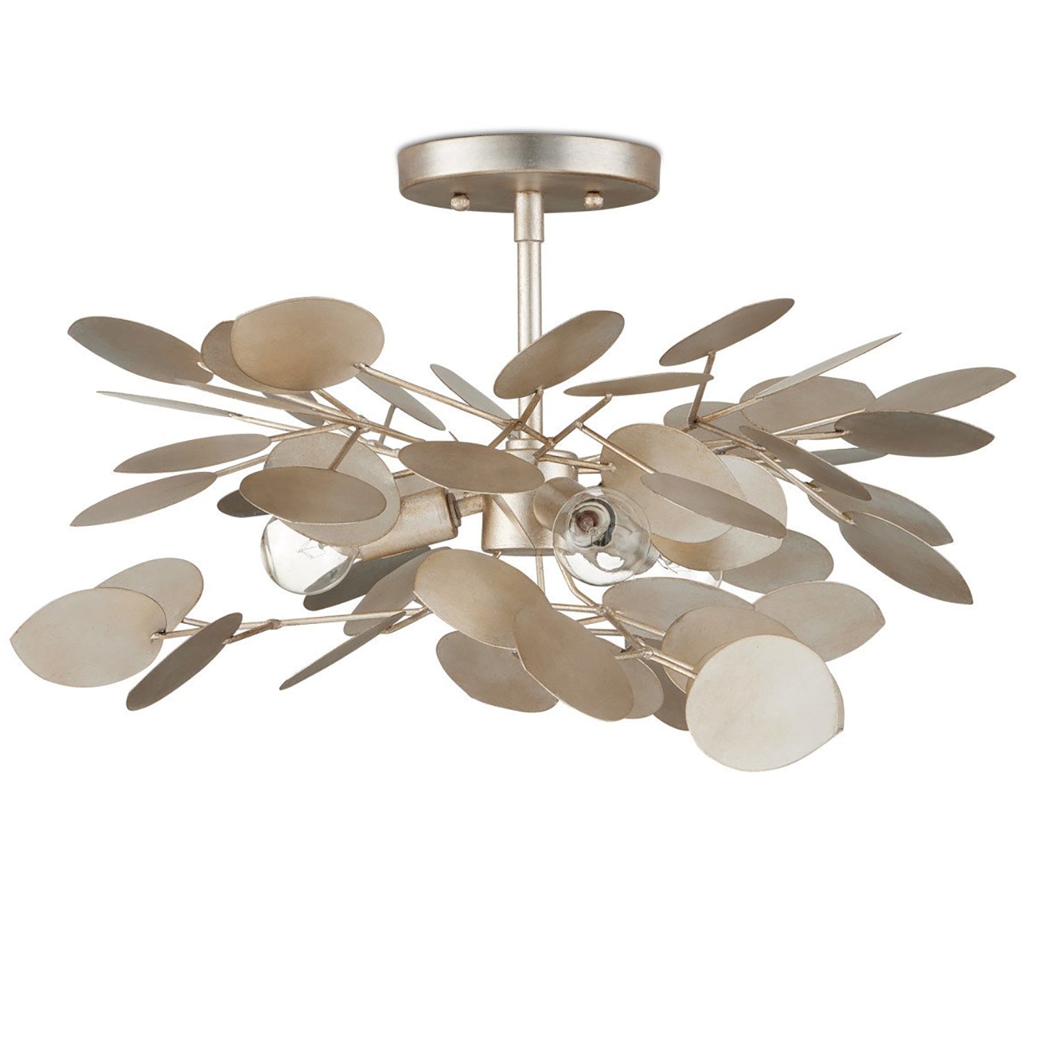 Currey & Co Lunaria Semi Flush Mount