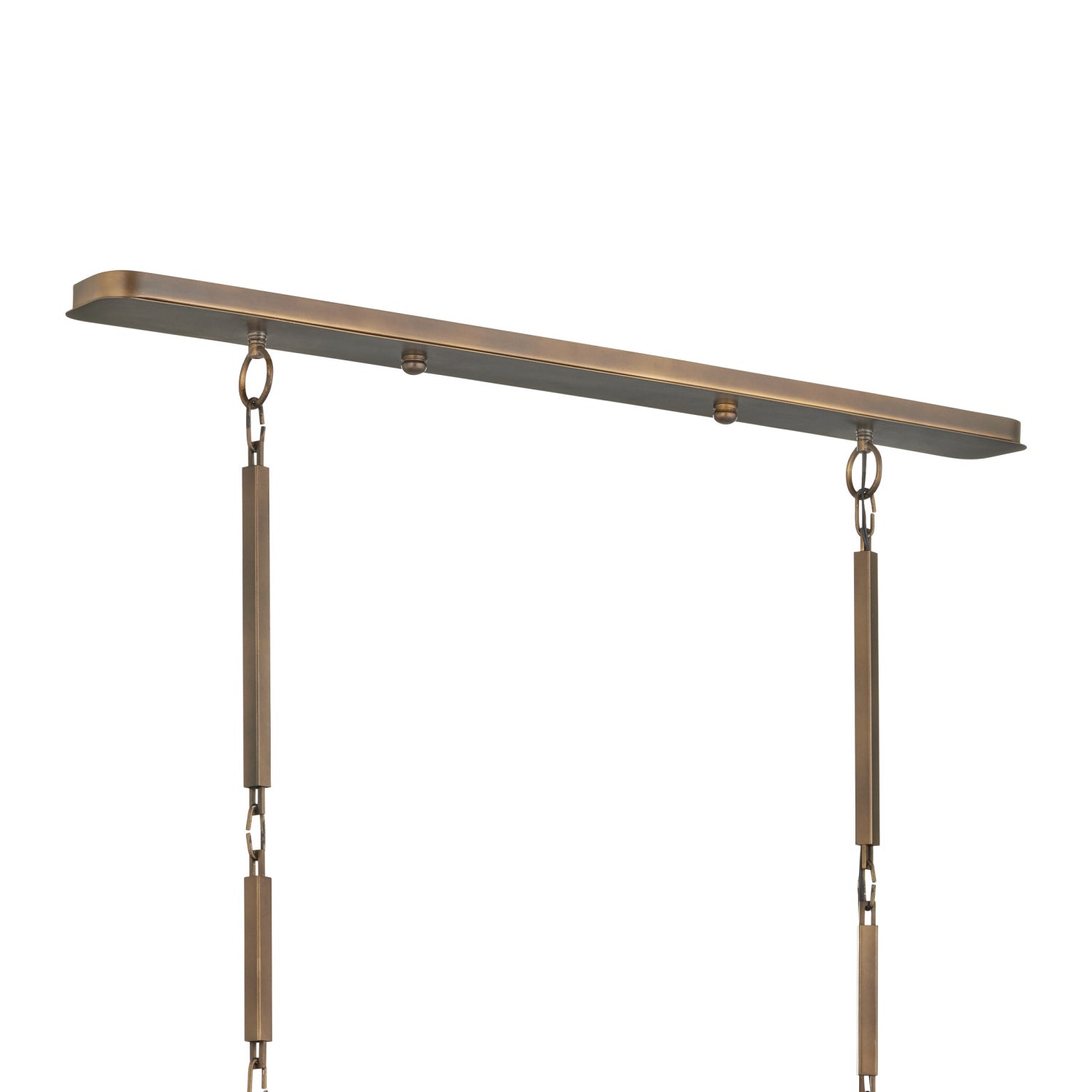 Currey & Co Tenebroso Rectangular Chandelier