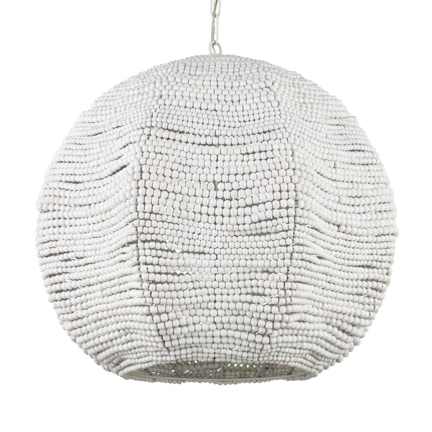 Currey & Co Octavia Large White Pendant