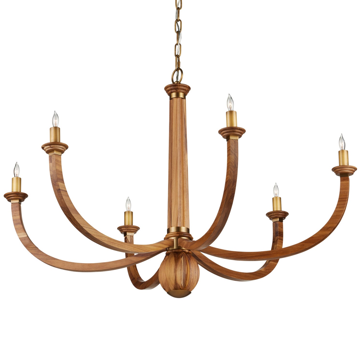 Currey & Co Woodcroft Chandelier