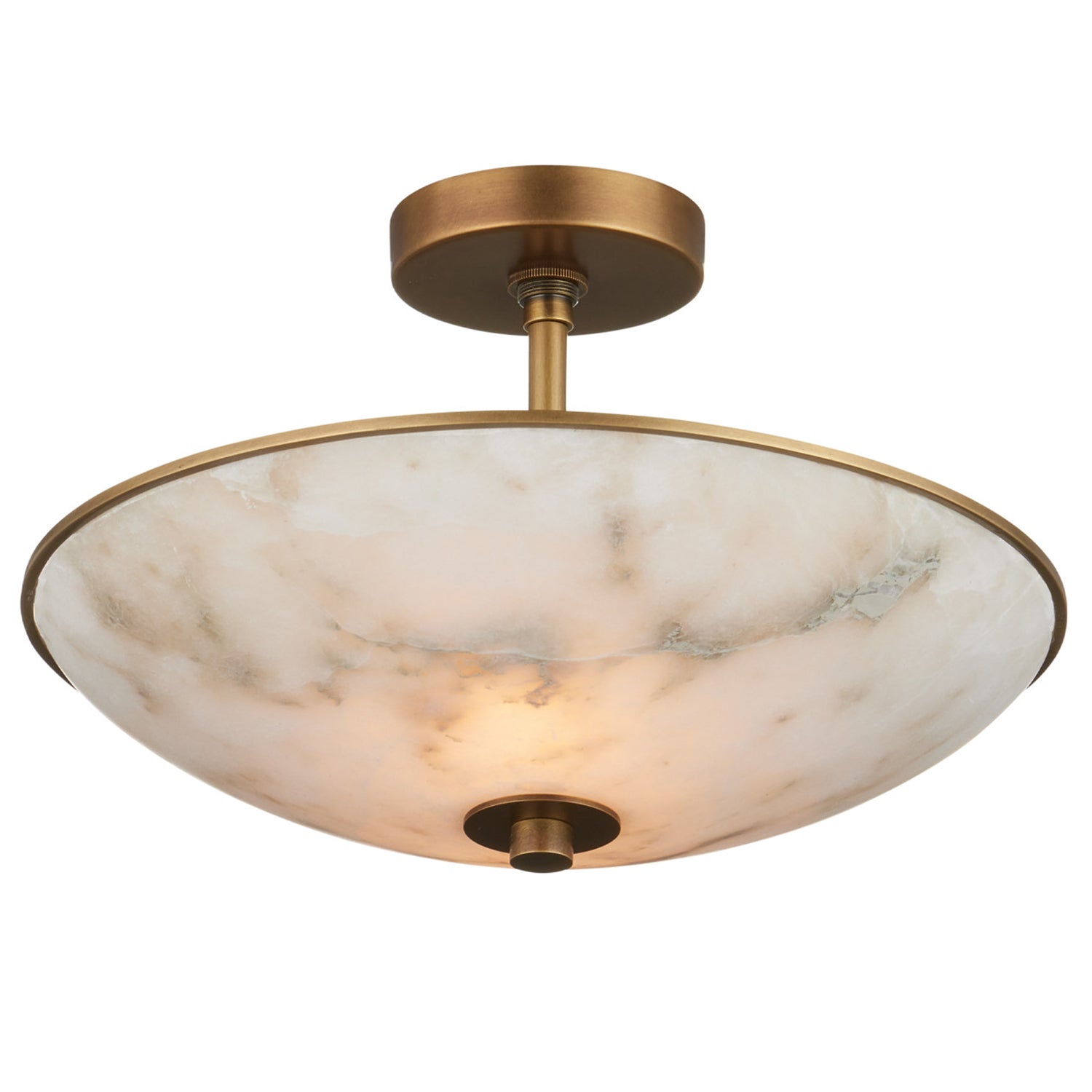 Currey & Co Volterra Small Semi-Flush Mount