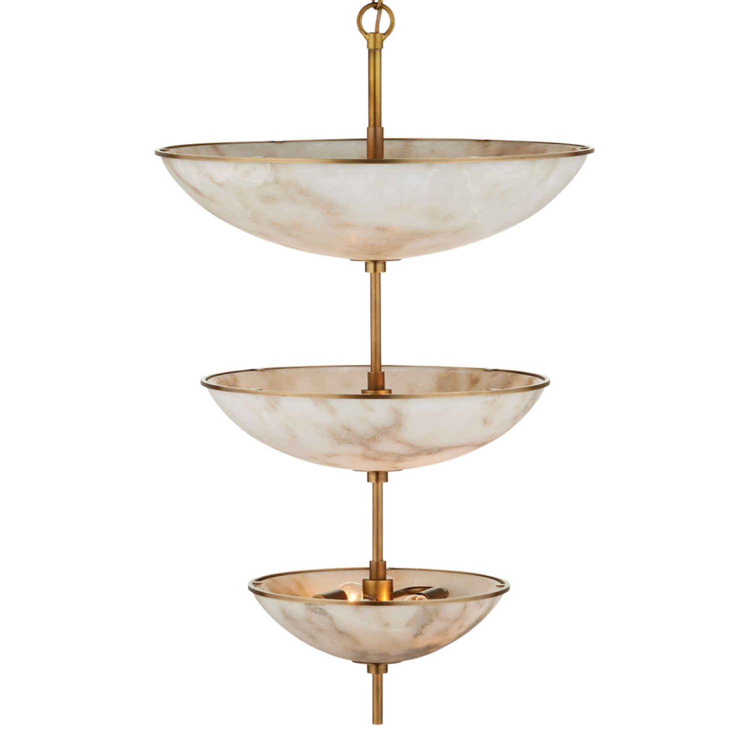 Currey & Co Volterra Three-Tier Chandelier