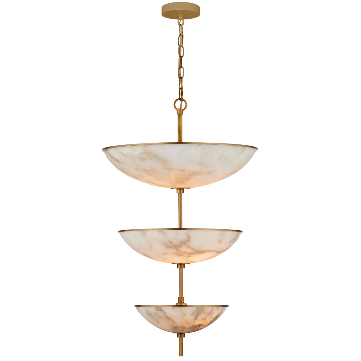 Currey & Co Volterra Three-Tier Chandelier
