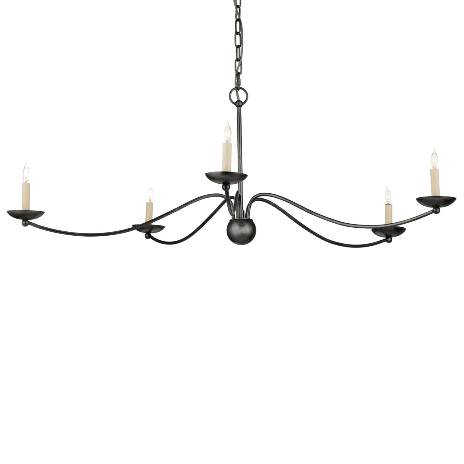 Currey & Co Franz Black Chandelier